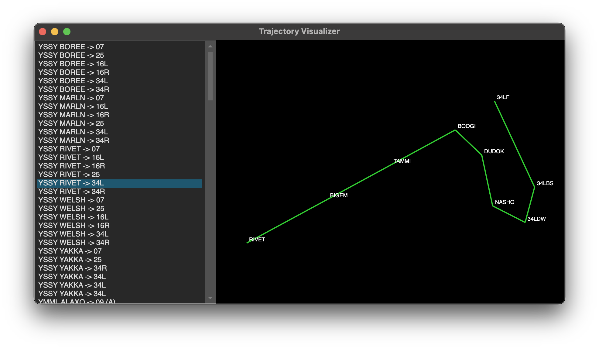 Trajectory Visualizer screenshot